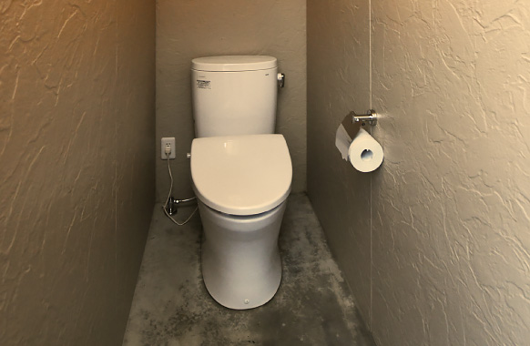 綺麗なトイレも完備